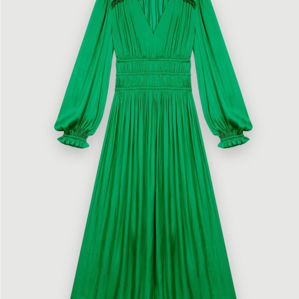 Maje Green Maxi Dress